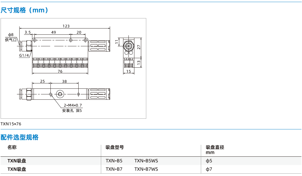 TXN15×76系列