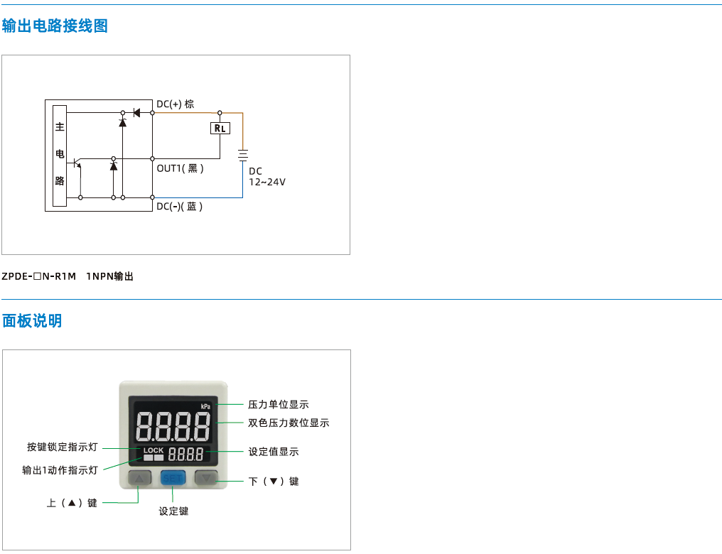 ZPDE系列-高精度數顯壓力開關