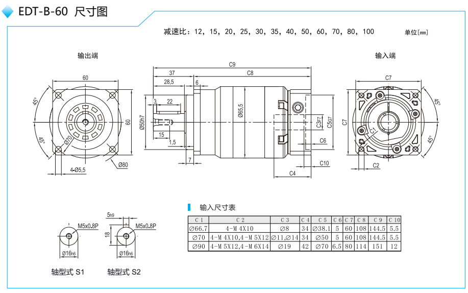 行星減速機