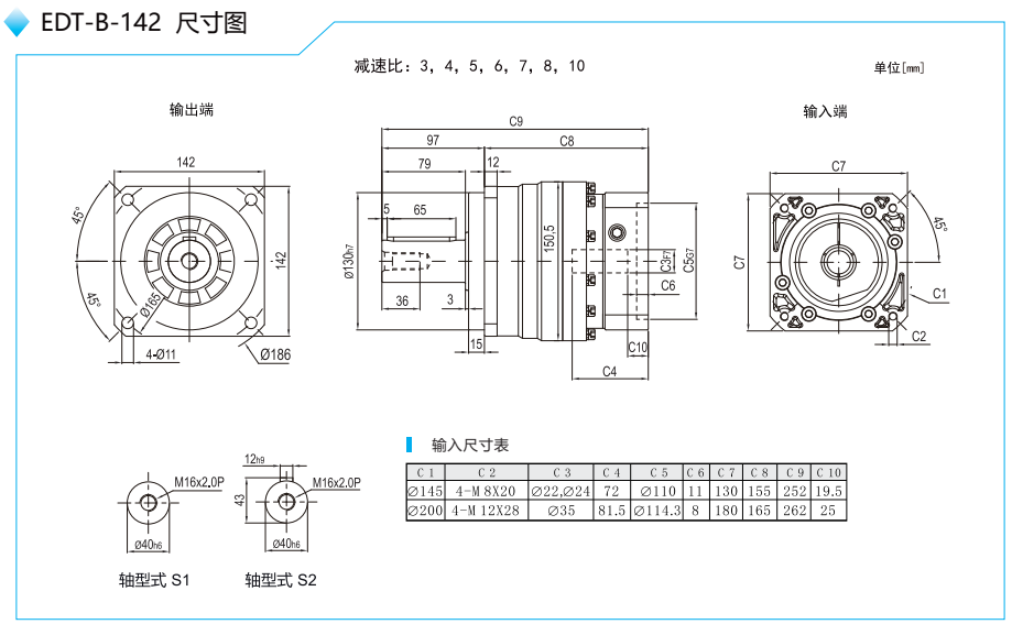 行星減速機